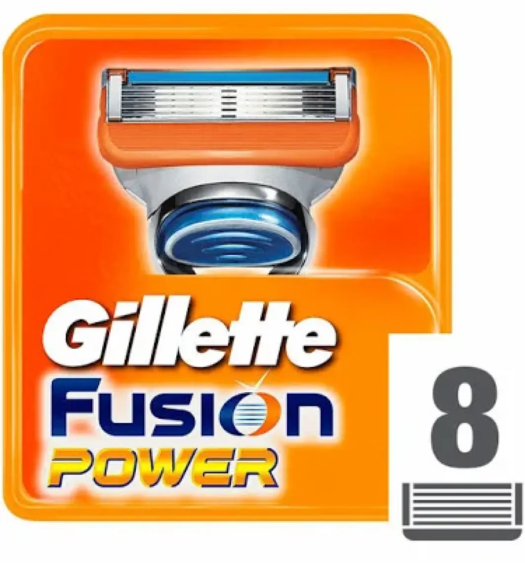 Gillette Fusion 5 Power 8'li Yedek Tıraş Bıçağı Karton Paket