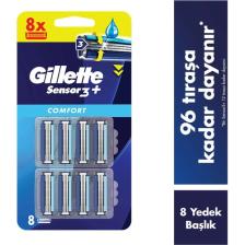 Gillette Sensor3 Yedek Tıraş Bıçağı 8 Adet