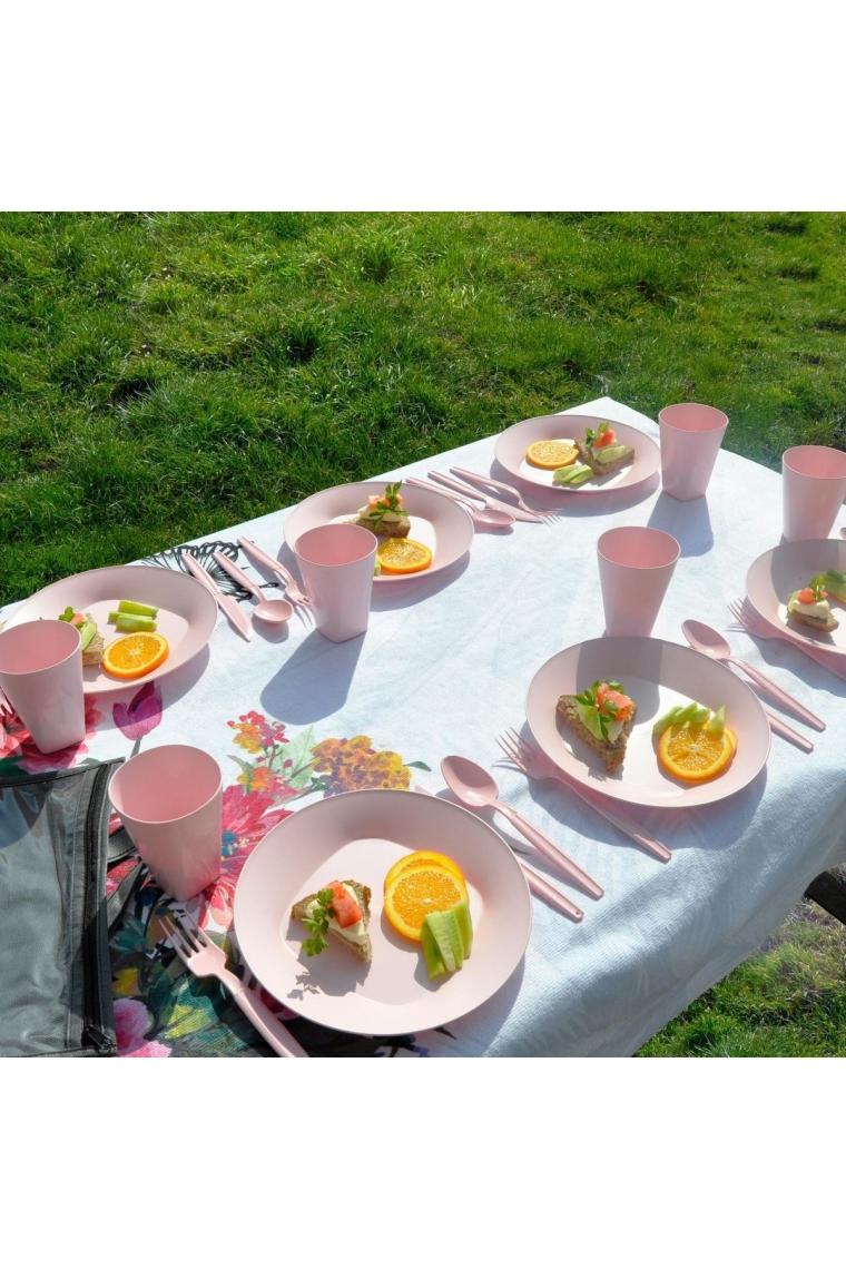 Eko Piknik Seti 32 Parça - Pembe