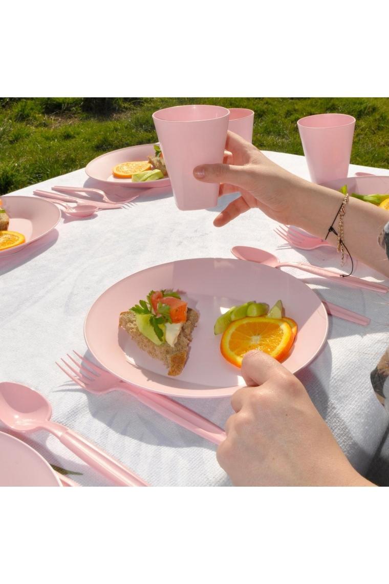 Eko Piknik Seti 32 Parça - Pembe