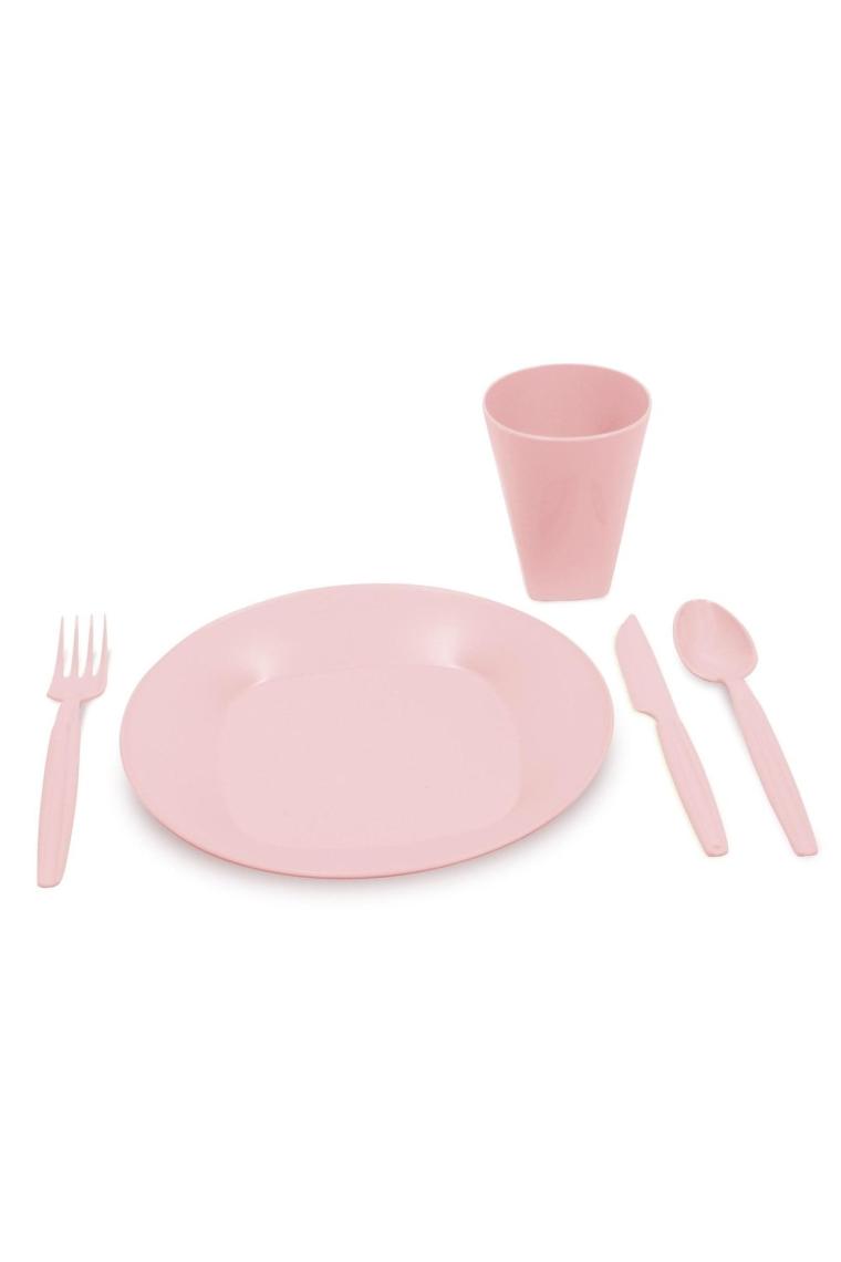Eko Piknik Seti 32 Parça - Pembe