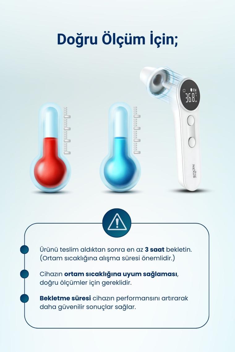 Direct Nexus Dual Kulaktan ve Alından Ateş Ölçer