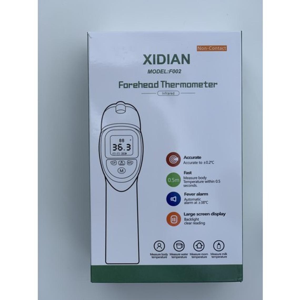 Xidian F002 Temassız Kızılötesi Termometre - Dijital Ateş Ölçer