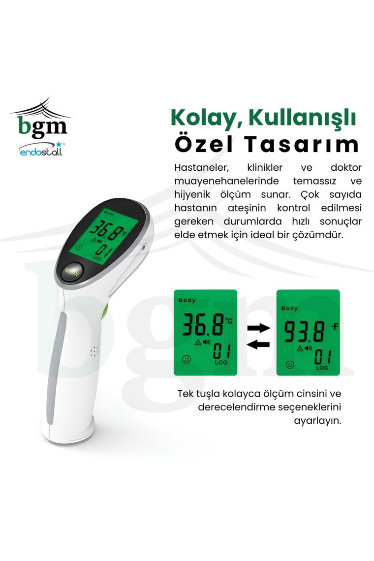BGM Modern Kızılötesi Temassız Ateş Ölçer Yüksek Kalite Ateş Ölçer