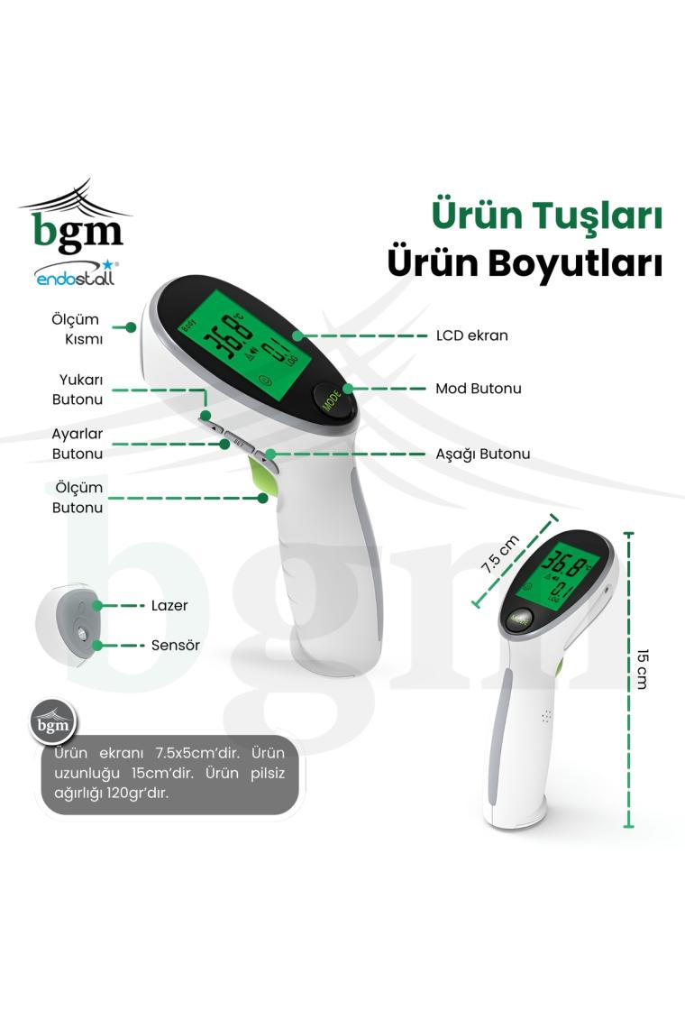 BGM Modern Kızılötesi Temassız Ateş Ölçer Yüksek Kalite Ateş Ölçer