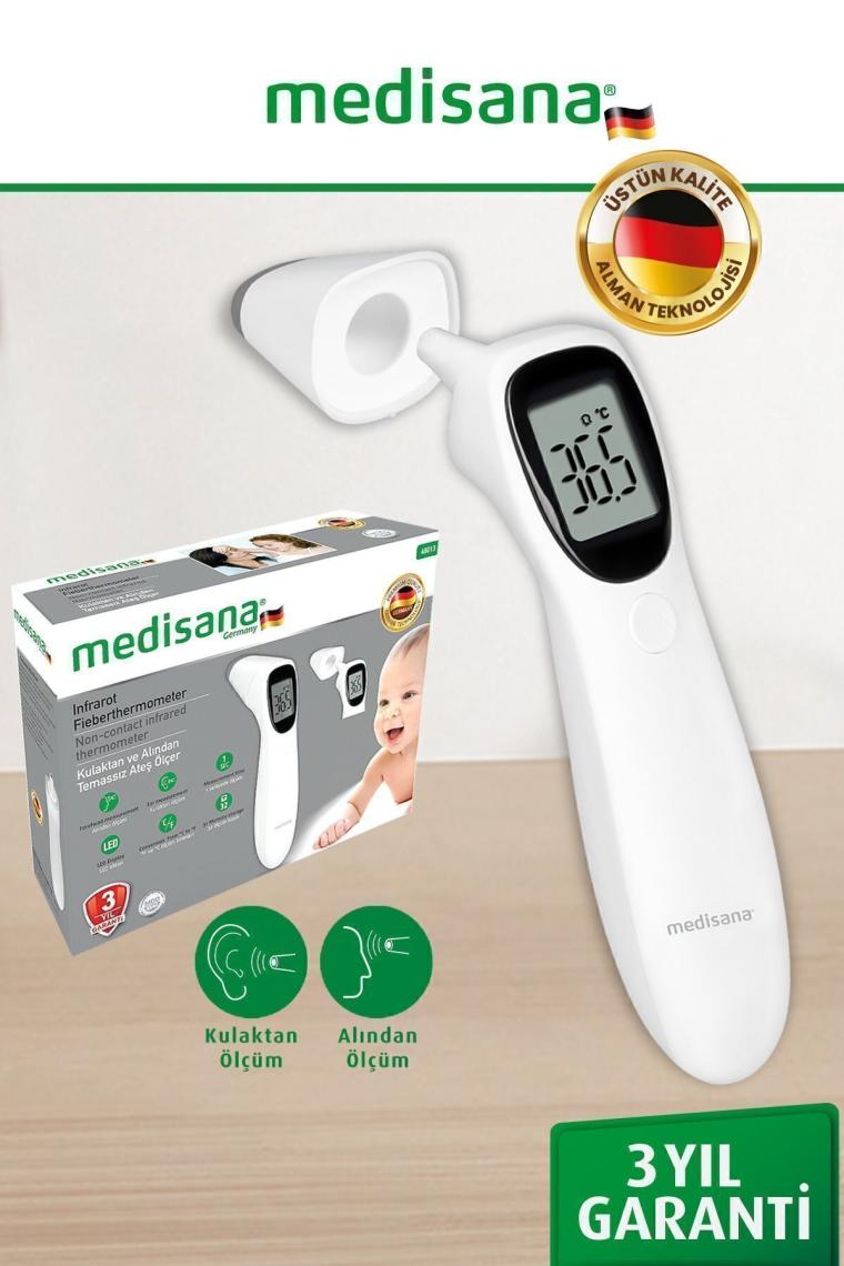 Alman Tasarım Alından ve Kulaktan Temassız Ateş Ölçer 48613