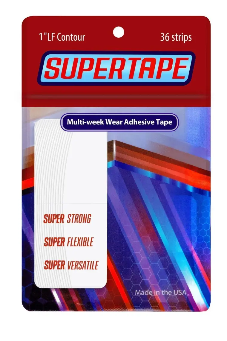 True Tape Supertape Protez Saç Bandı Oval 1''lf (2,5 cm x 7.5 cm) 36 Adet