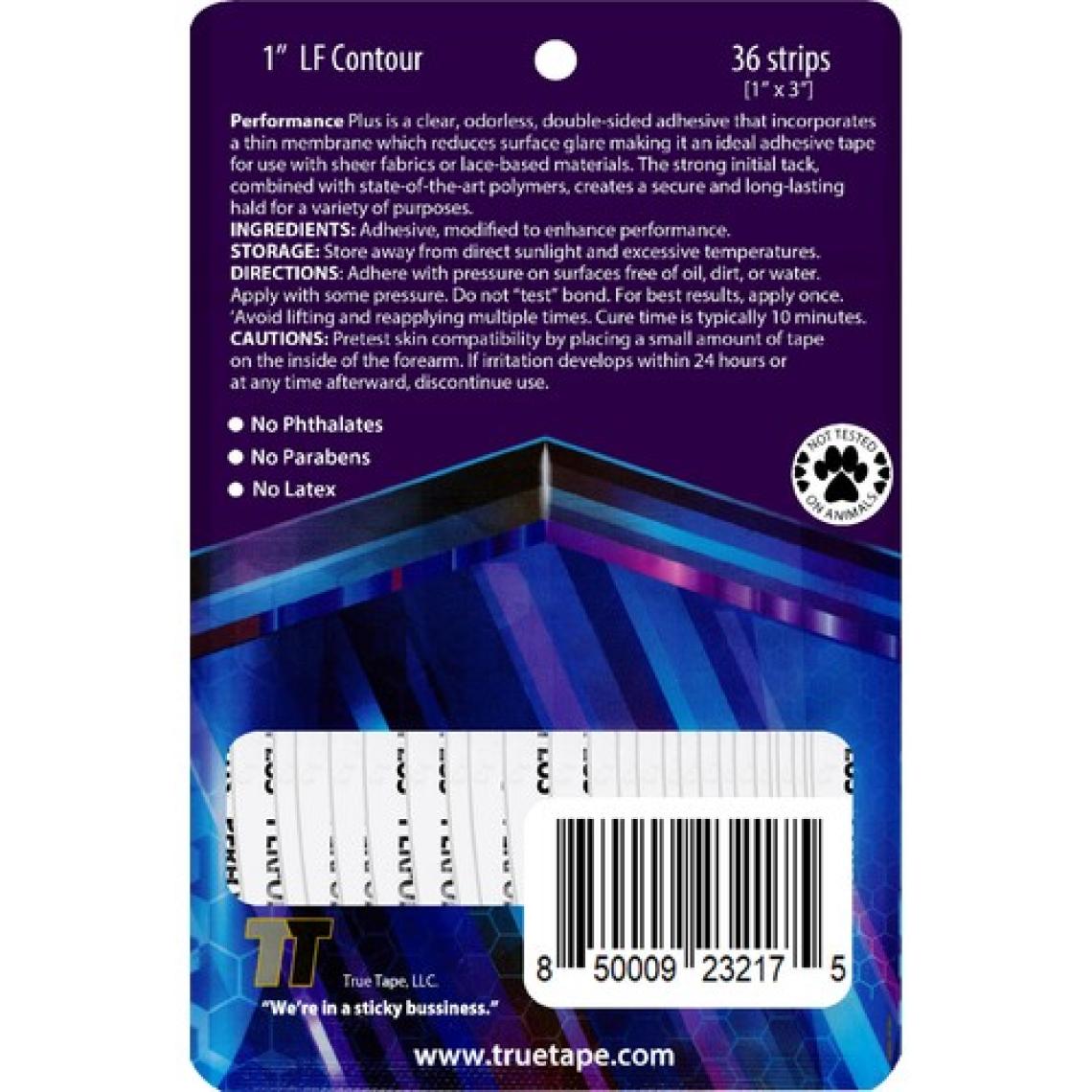 True Tape Performance Plus Protez Saç Bandı Oval (1" Lf - 2,5cm x 7.5cm) 36 Adet