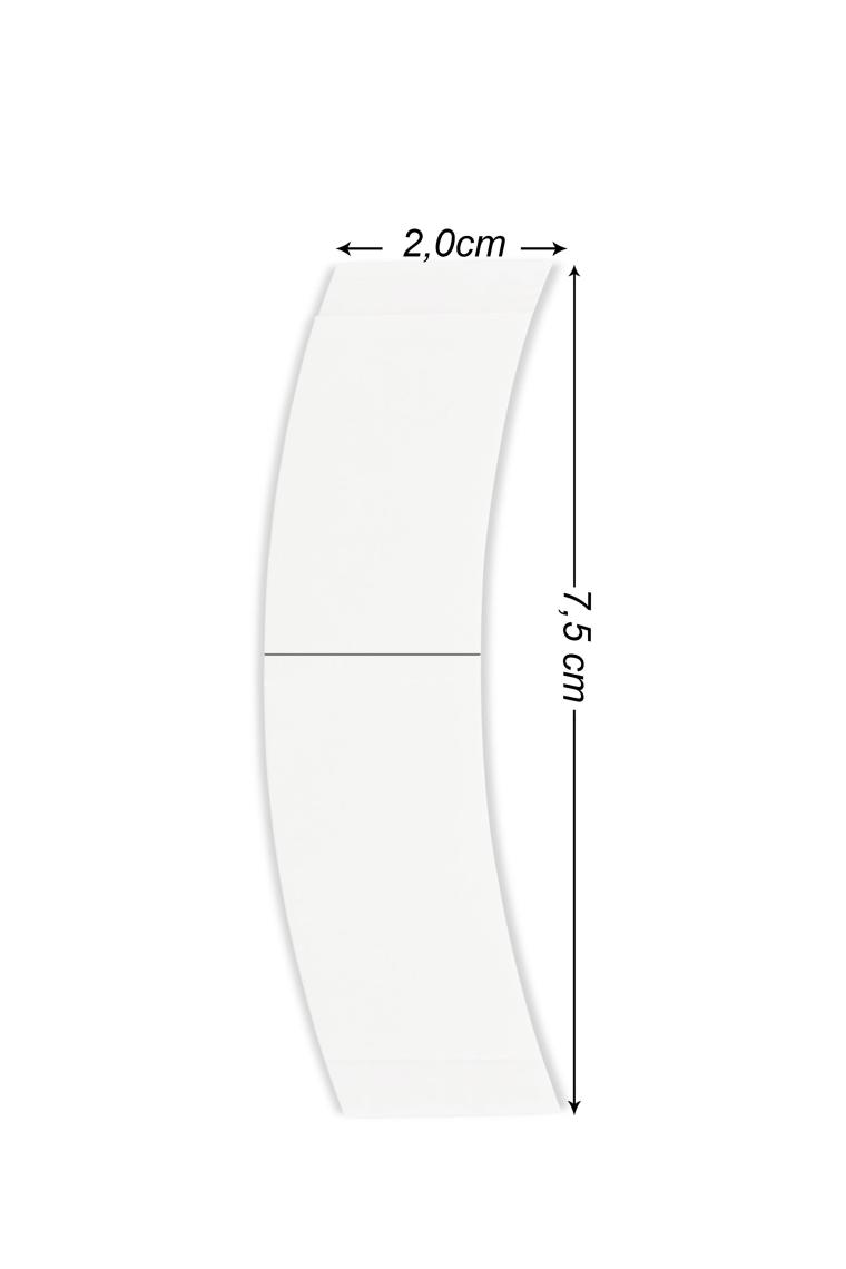 True Tape Elastibond Protez Saç Bandı Oval ( "c" ) - (2,0cm x 7.5cm) 36 Adet