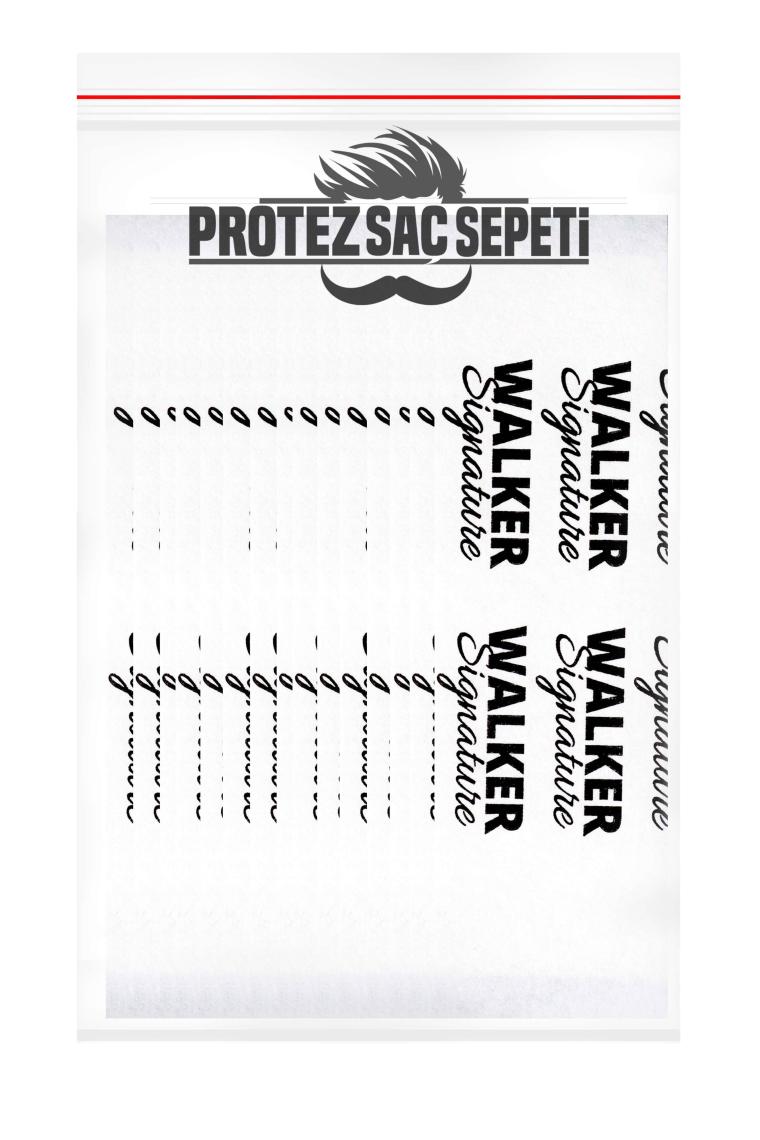 Walker Signature Tape Protez Saç Bandı Düz (''1 x 3'' - 2.5cm x 7.5cm) 36 Adet