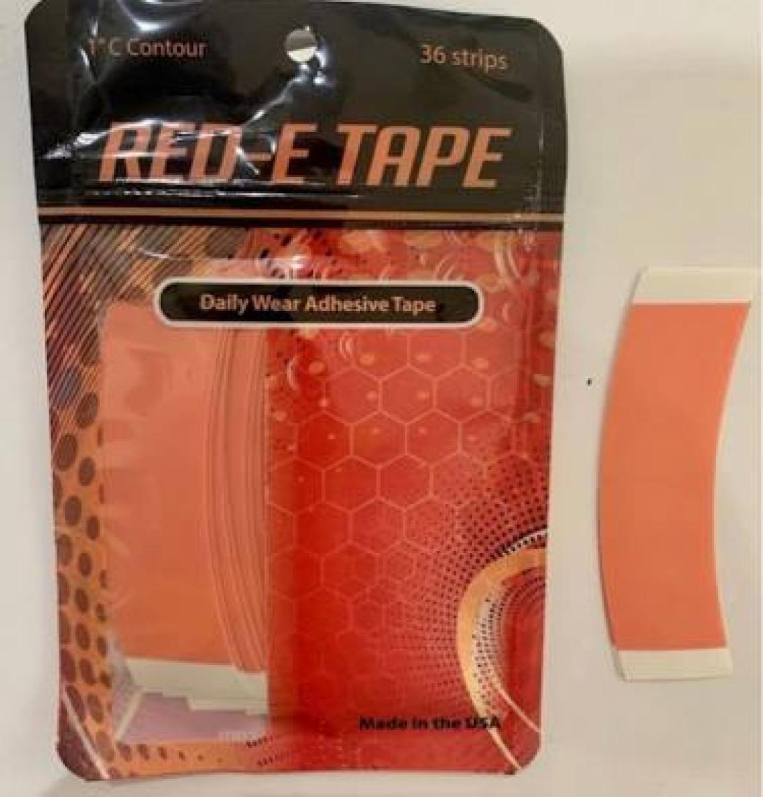 True Tape Red-E Tape™ Protez Saç Bandı 1" C (2,5cm x 7,5cm)
