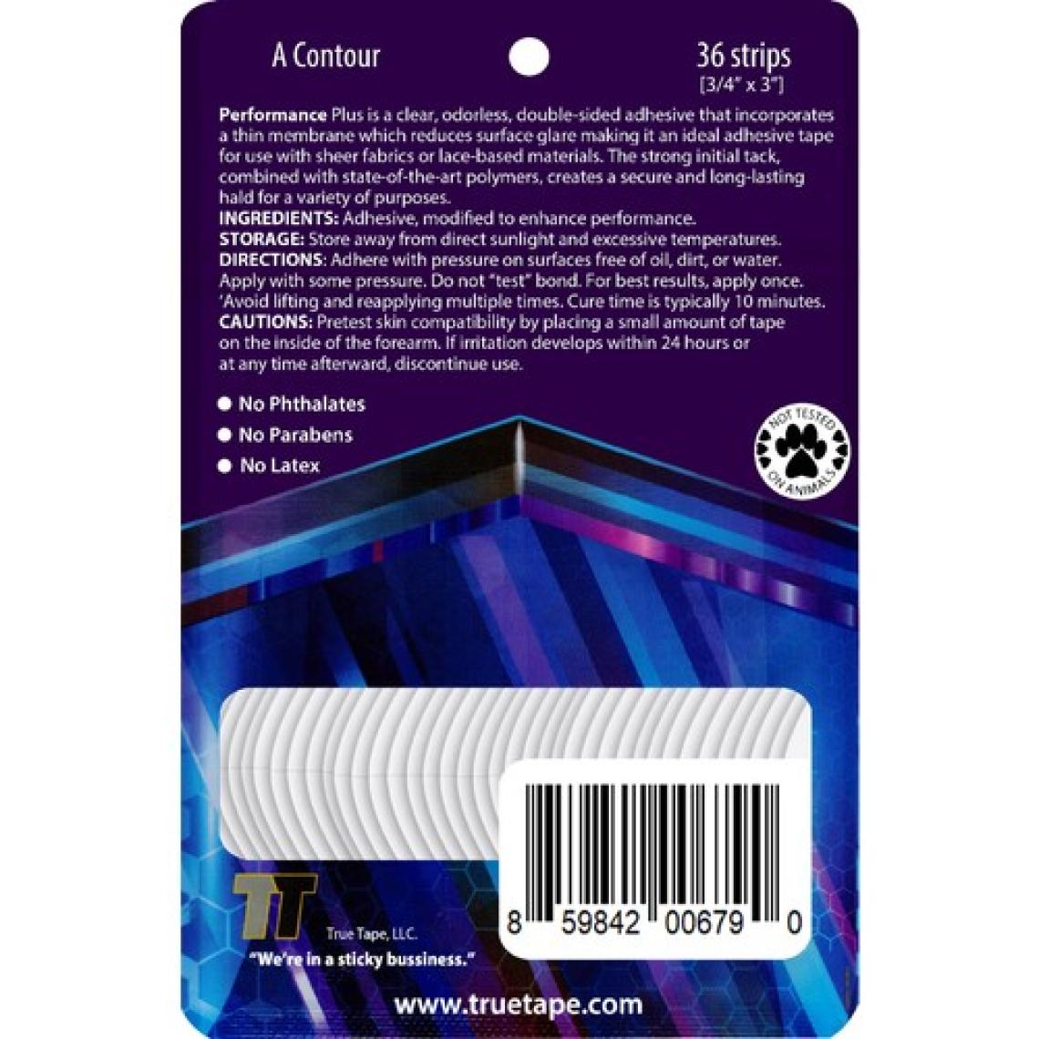 True Tape Performance Plus Protez Saç Bandı Oval (A - 2,0cm x 7.5cm) 36 Adet