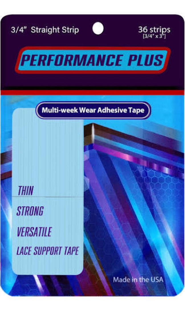 True Tape PERFORMANCE PLUS Protez Saç Bandı Düz 3/4" x 3" (2cm x 7,5cm) 36 Adet
