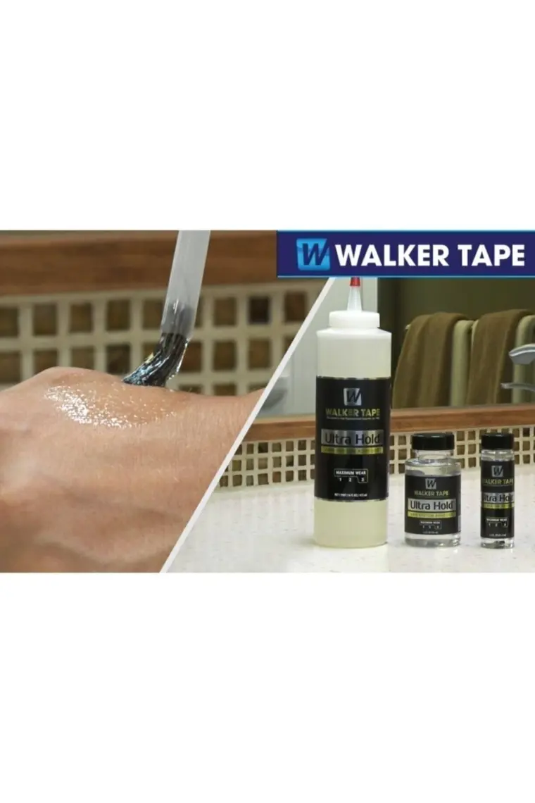 Walker Tape Ultra Hold Protez Saç Likid Yapıştırıcısı 4 Fl Oz (118ML)