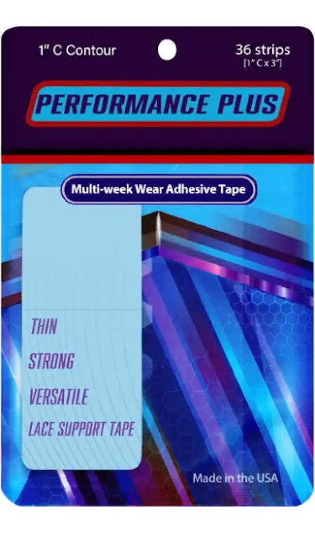 True Tape Performance Plus Protez Saç Bandı Oval (1" C - 2,5cm x 7.5cm) 36 Adet