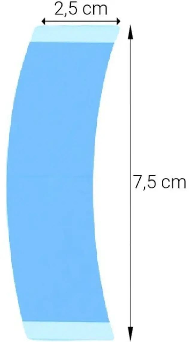 True Tape Performance Plus Protez Saç Bandı Oval (1" C - 2,5cm x 7.5cm) 36 Adet
