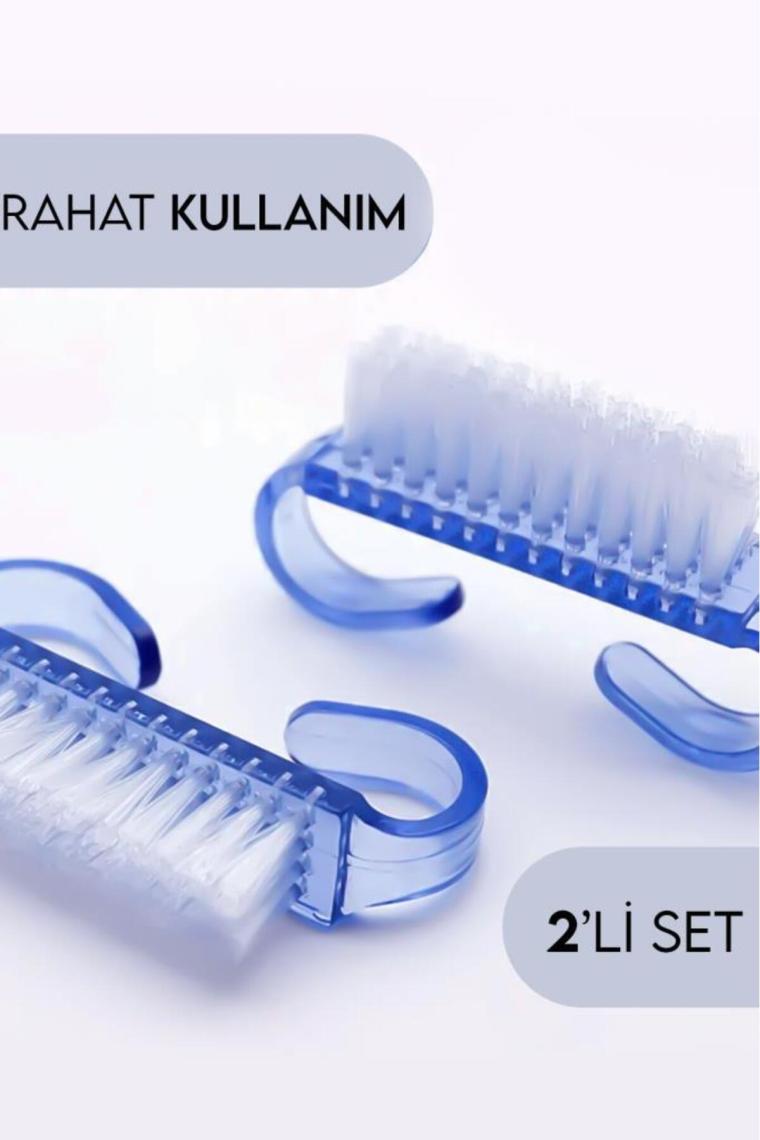 MUJGAN 2li Tırnak Temizleme Fırçası Mavi
