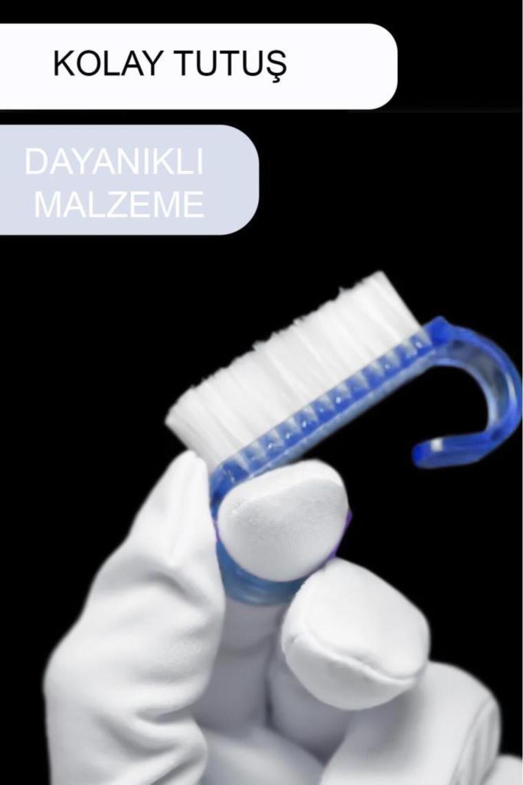 MUJGAN 2li Tırnak Temizleme Fırçası Mavi