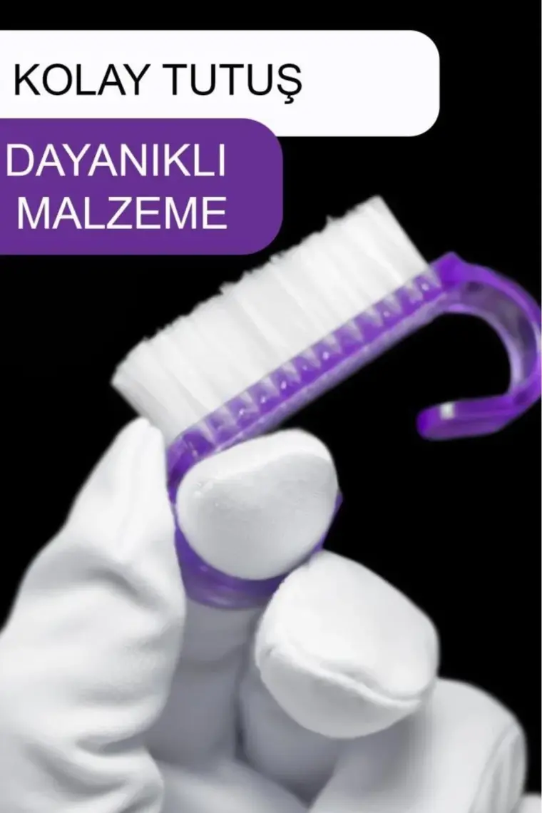 MUJGAN 2li Tırnak Temizleme Fırçası Mor