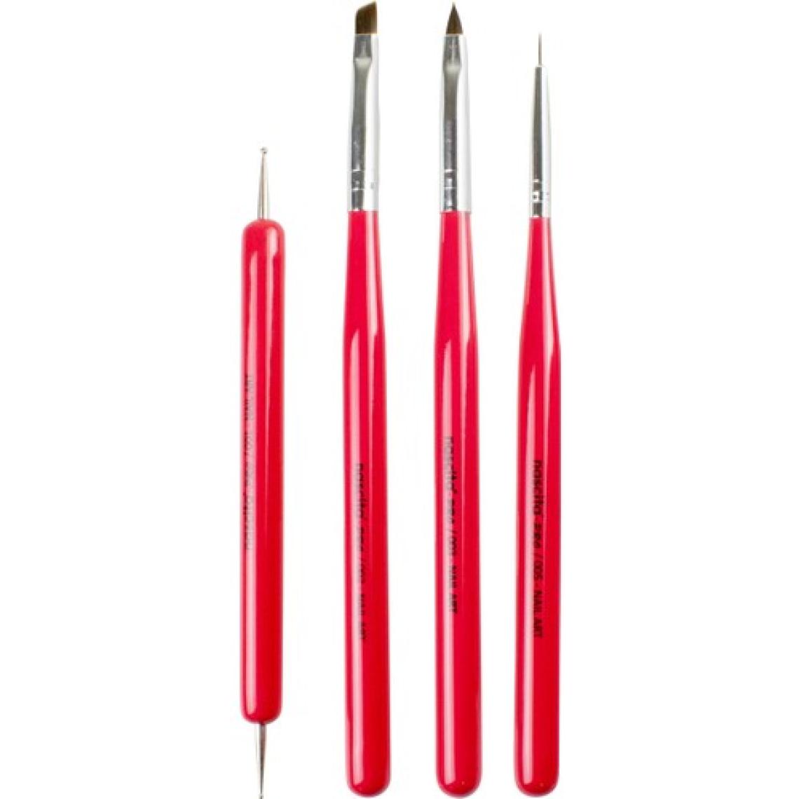 Nascita Nail Art Tırnak Süsleme Fırça Seti 4'lü - 07