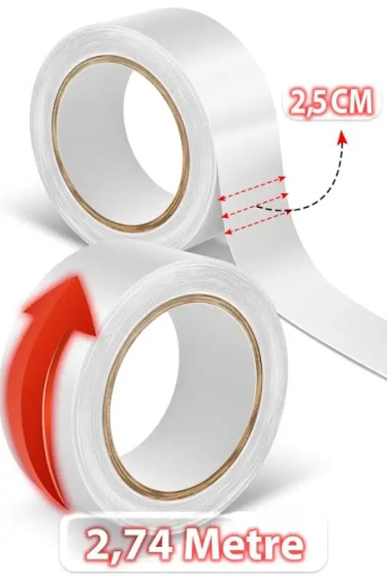 Walker Tape - German Brown™ Roll Tape - Protez Saç Bandı Rulo 3 Yds (2,74M)