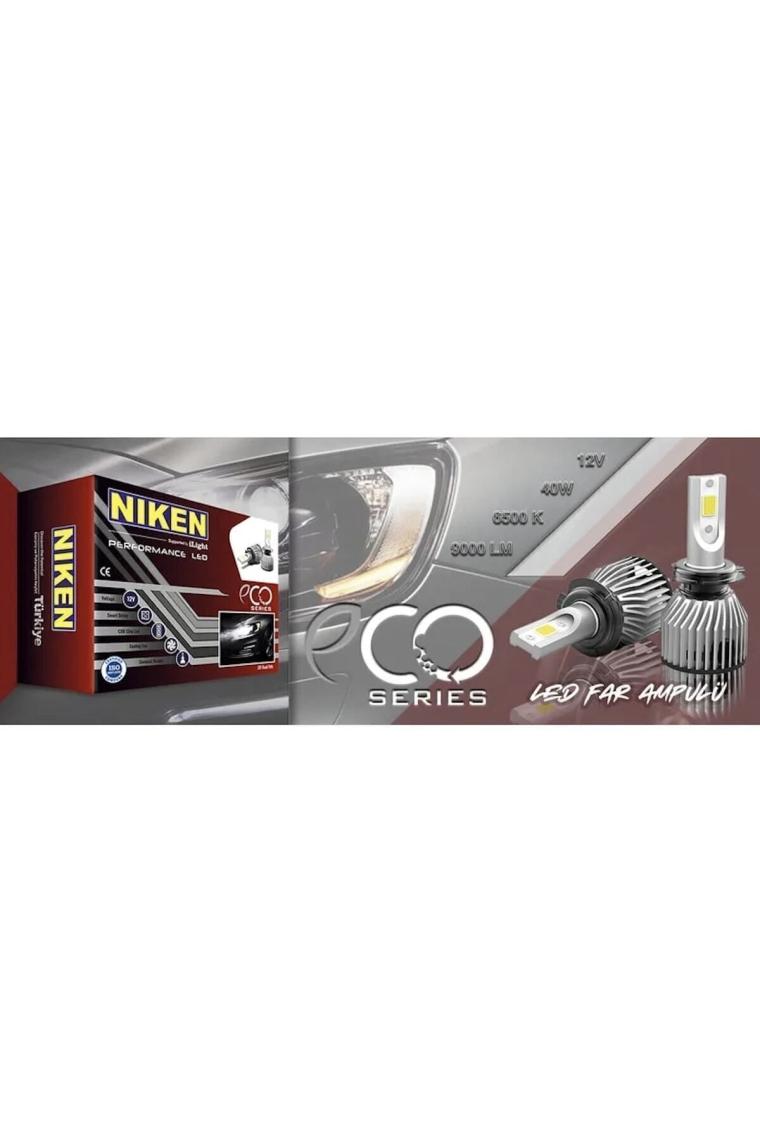 Eco Serisi 12.000 Lümen /h7 / H4 / H11 / H1 / H10 / 9005 / 9006 Led Xenon Far Ampulu