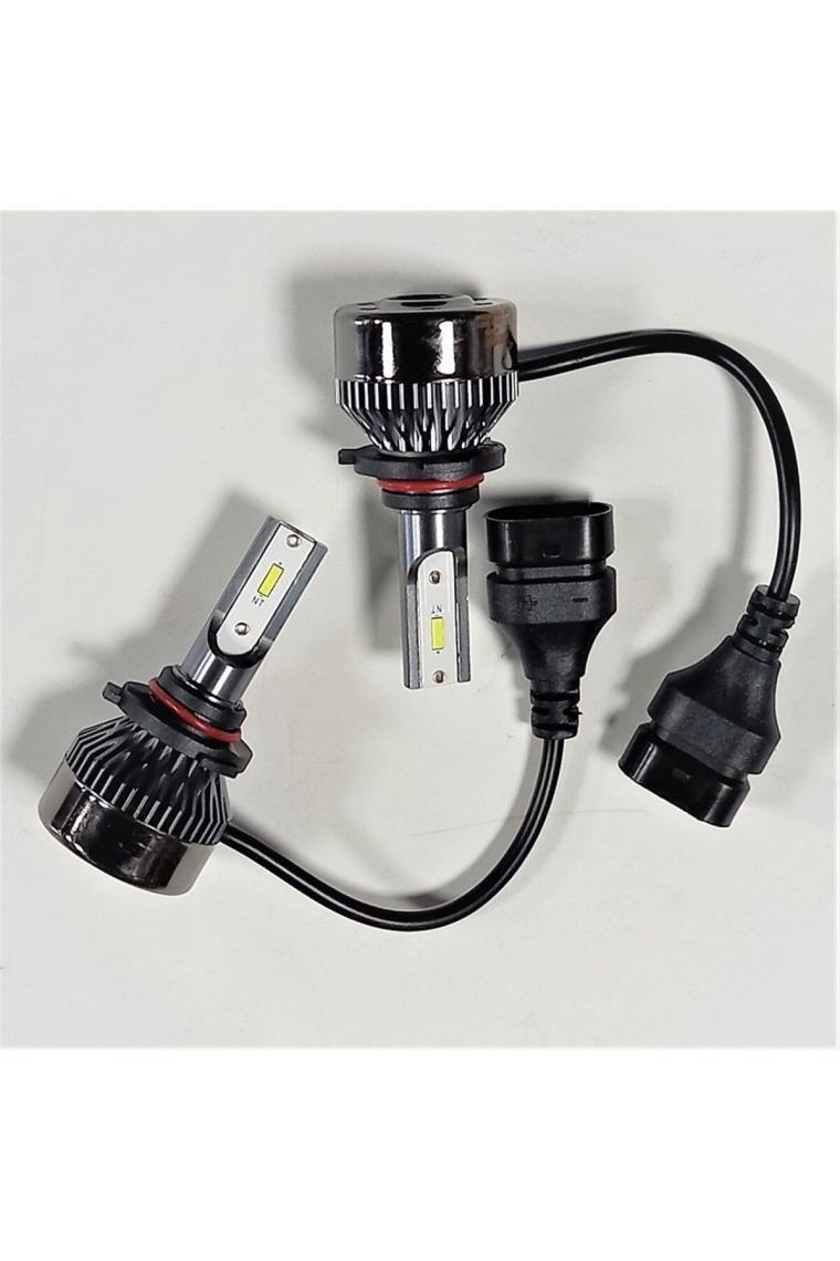 9005 (HB3) Yeni Nesil Metal Turbo Led Xenon Ampul Seti 6000k
