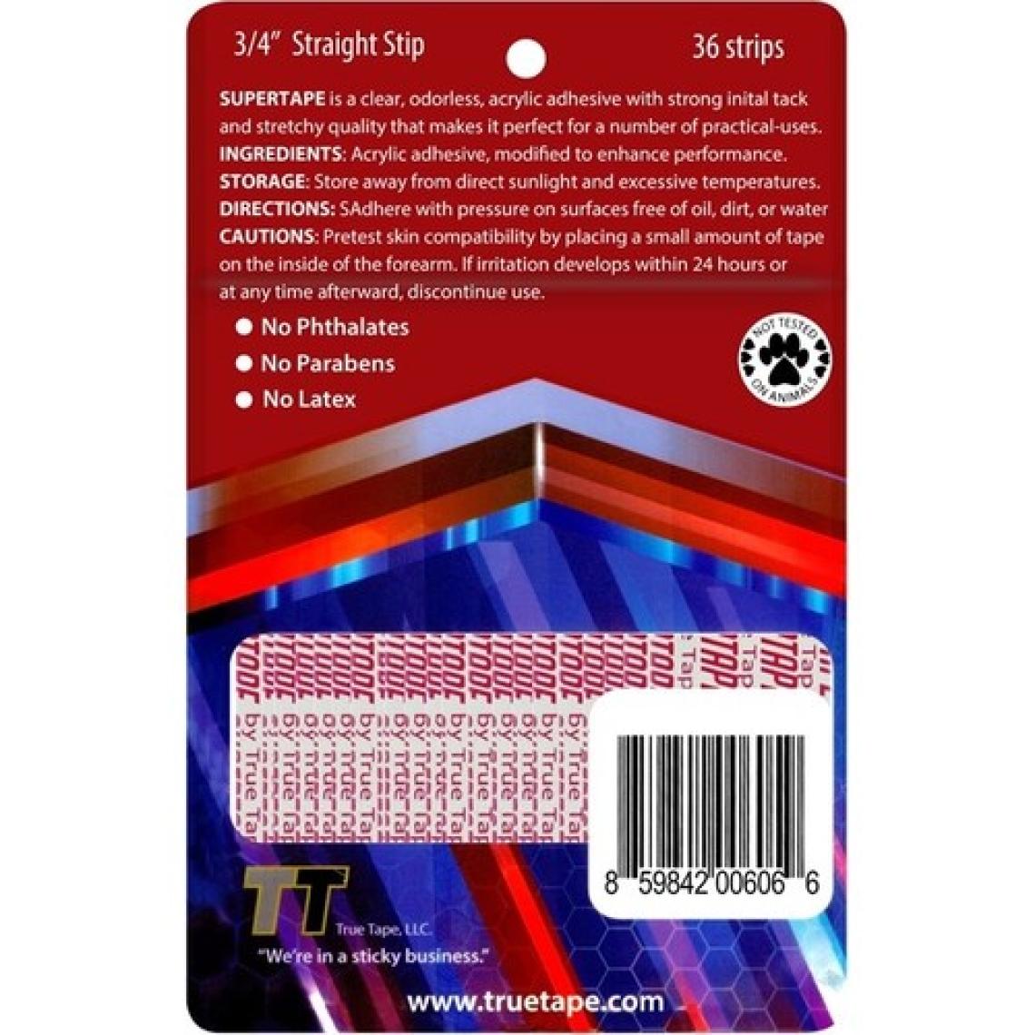 True Tape SUPERTAPE Protez Saç Bandı 36 Adet (2cm x 7,5cm) 3/4"