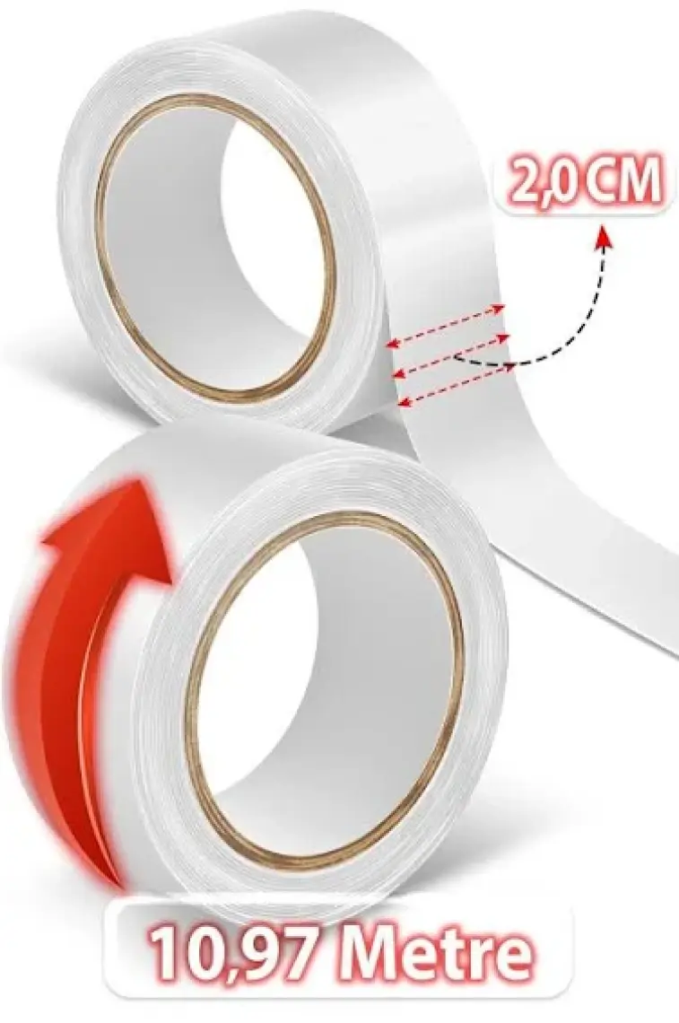 Walker Tape - German Brown™ Roll Tape - Protez Saç Bandı Rulo 12 Yds (2,0CMX11M)