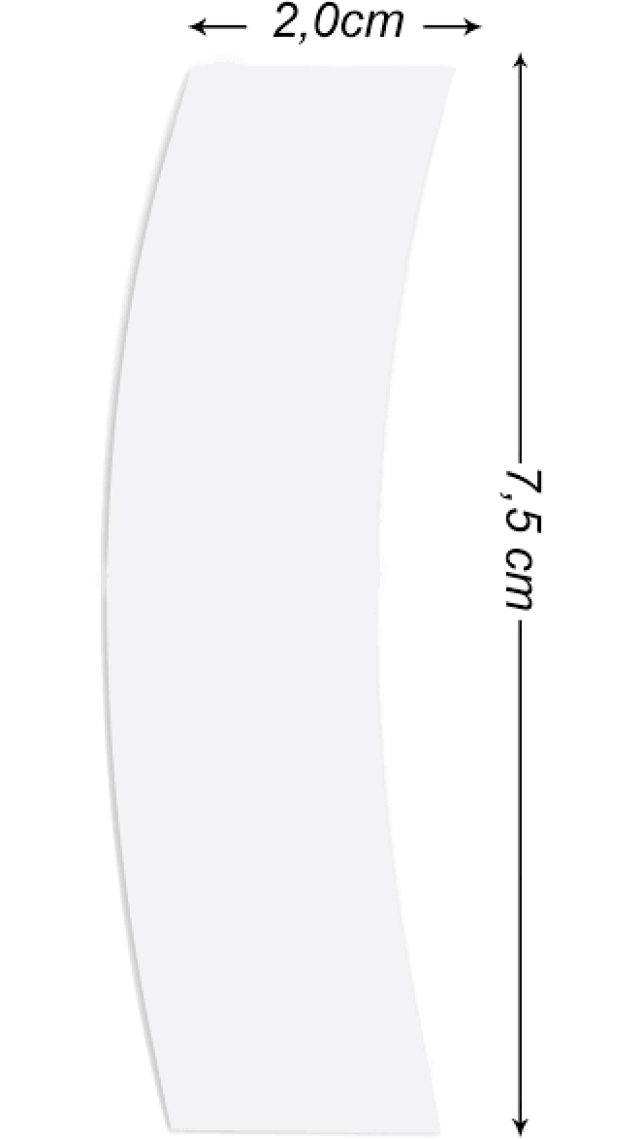 Ultra Hold Muadili Protez Saç Bandı Oval ''c'' - 2.0cm x 7,5cm) 36 Adet