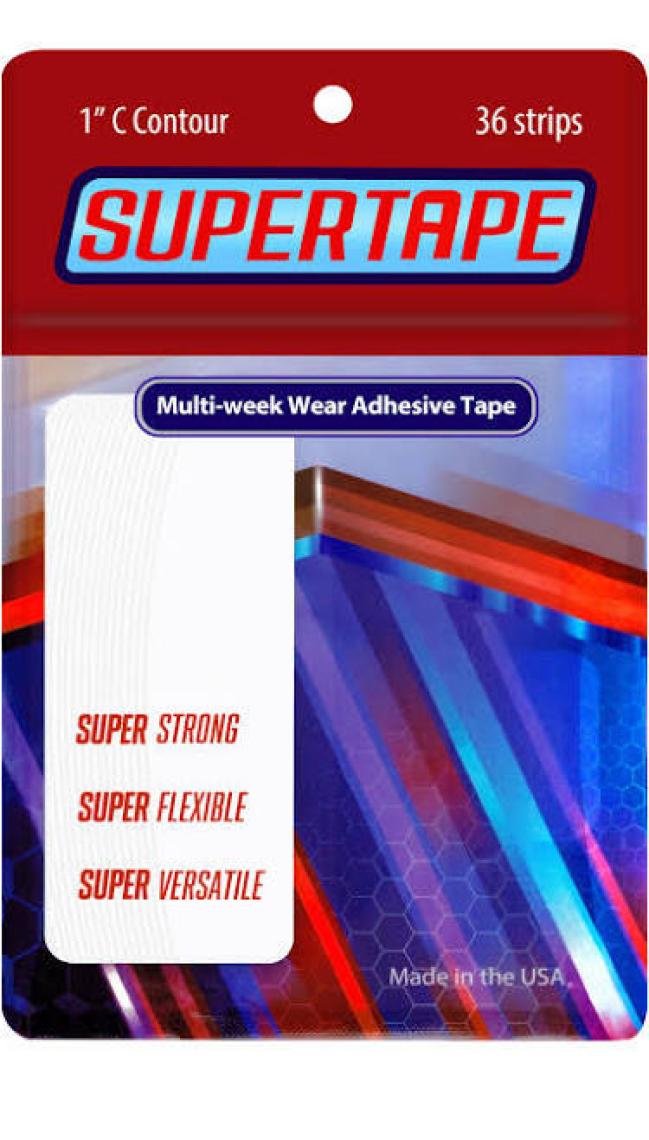 True Tape SUPERTAPE Protez Saç Bandı Oval (1''C - 2,5cm x 7.5cm) 36 Adet