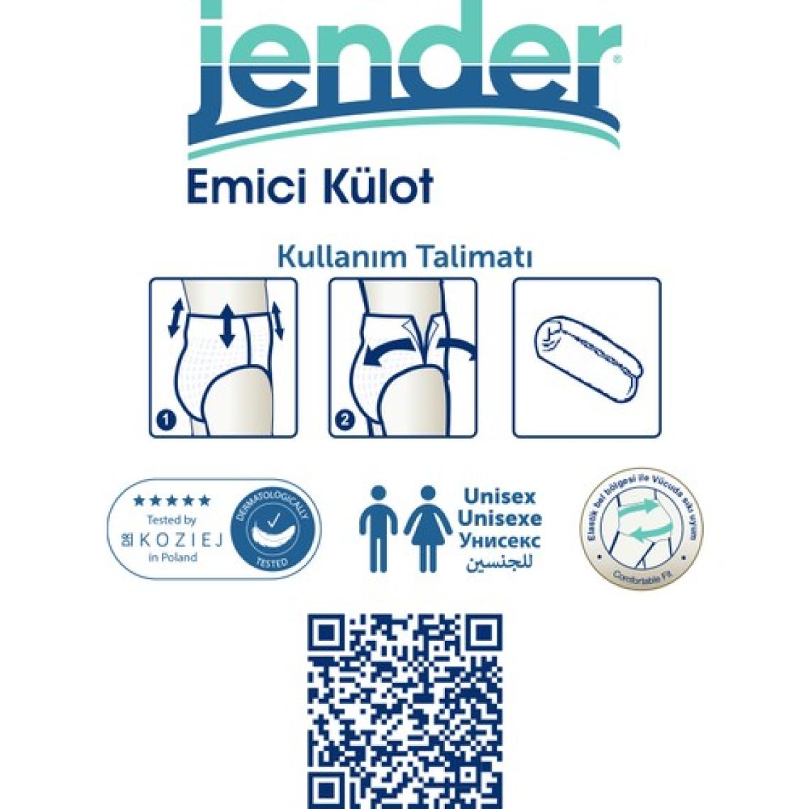 Jender Emici Külot Hasta Bezi Large 60 Adet
