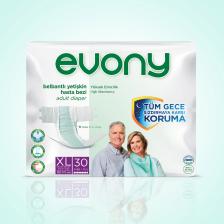 Evony Belbantlı Ekstra Büyük Boy (XL) 30'lu Hasta Bezi