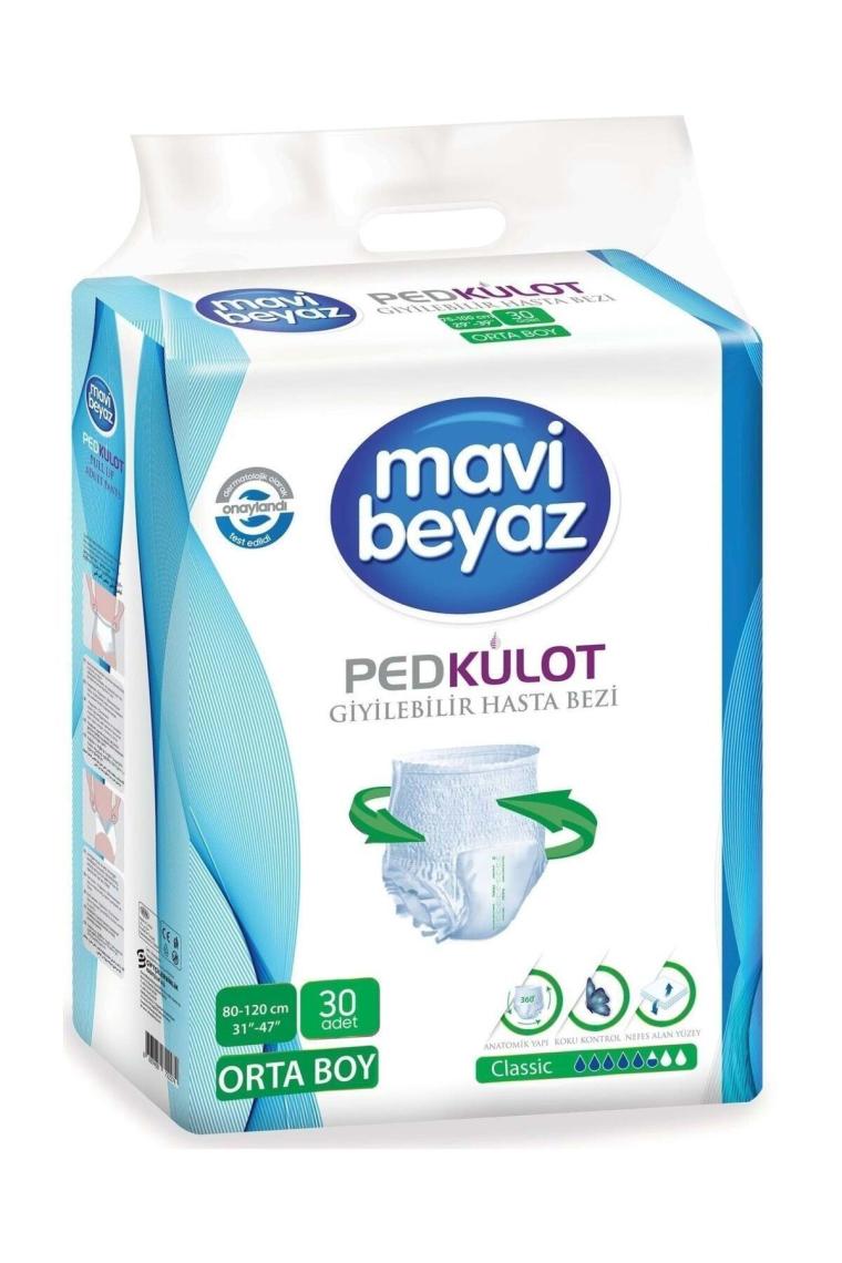 Ped Emici Külot Hasta Bezi Medium Orta 180 Adet