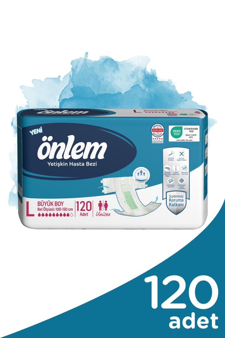 Yetişkin Hasta Bezi Büyük Boy ( Large ) 30 Adet X 4 Paket