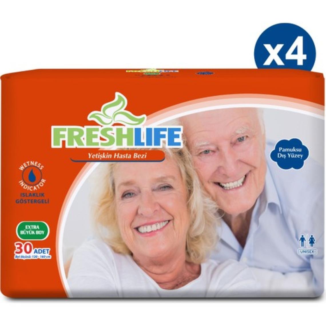 Freshlife Xlarge Yetişkin Hasta Bezi 30x4 (120 Adet)