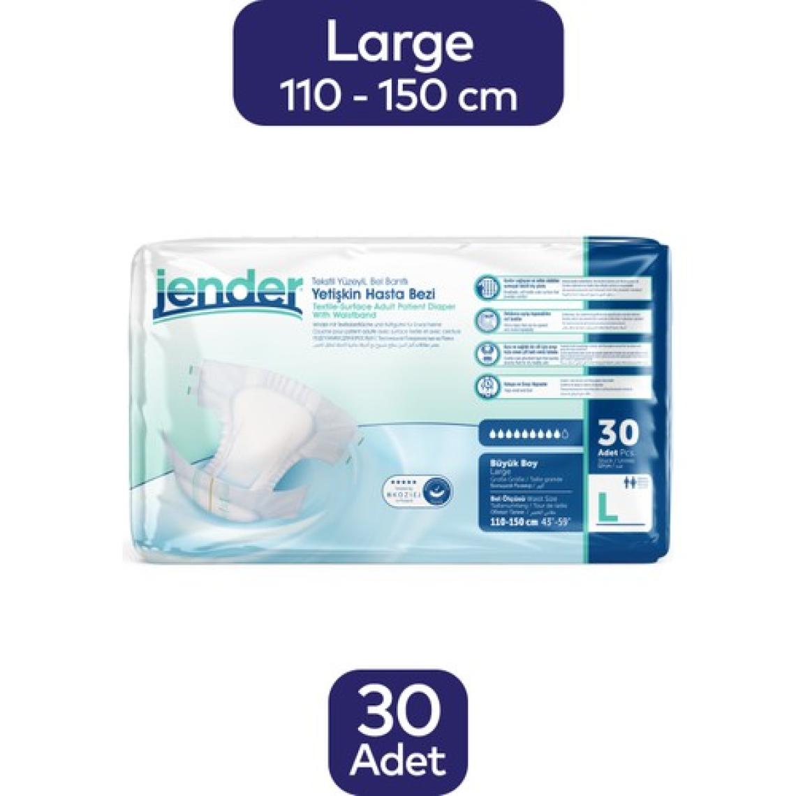 Jender Hasta Bezi Large Jender 30'Lu Paket