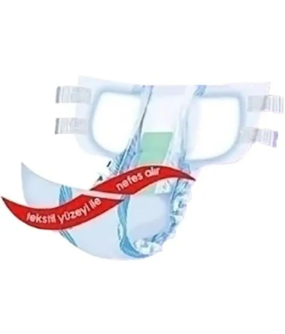 Flexi Life Yetişkin Hasta Bezi Bel Bantlı Tekstil Yüzeyli XL Ekstra Büyük (30 Adet)
