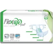 Flexi Life Yetişkin Hasta Bezi Bel Bantlı Tekstil Yüzeyli XL Ekstra Büyük (30 Adet)