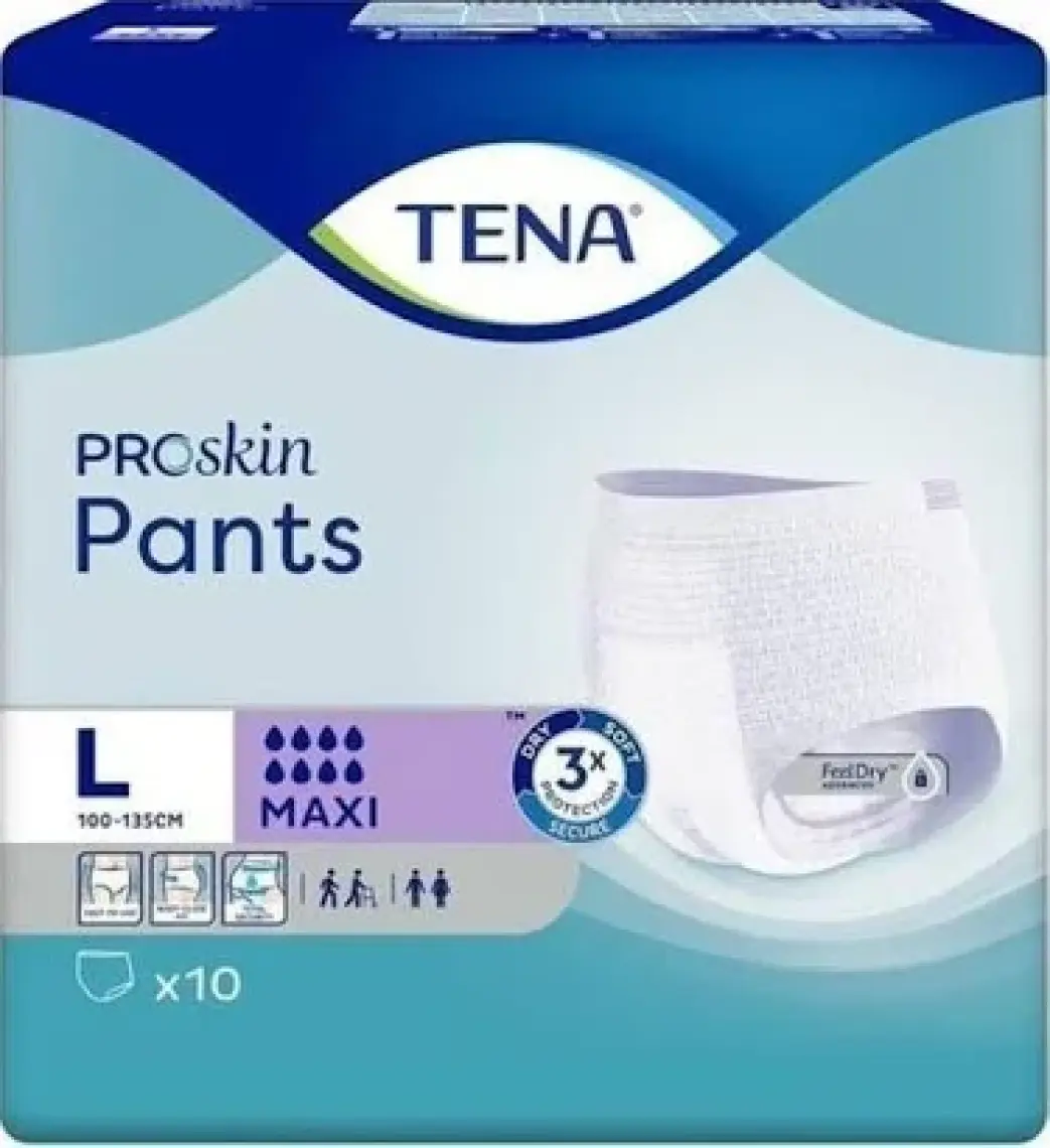 Tena Maxi 8 Damla L Beden Emici Külot Hasta Bezi 10 lu Large