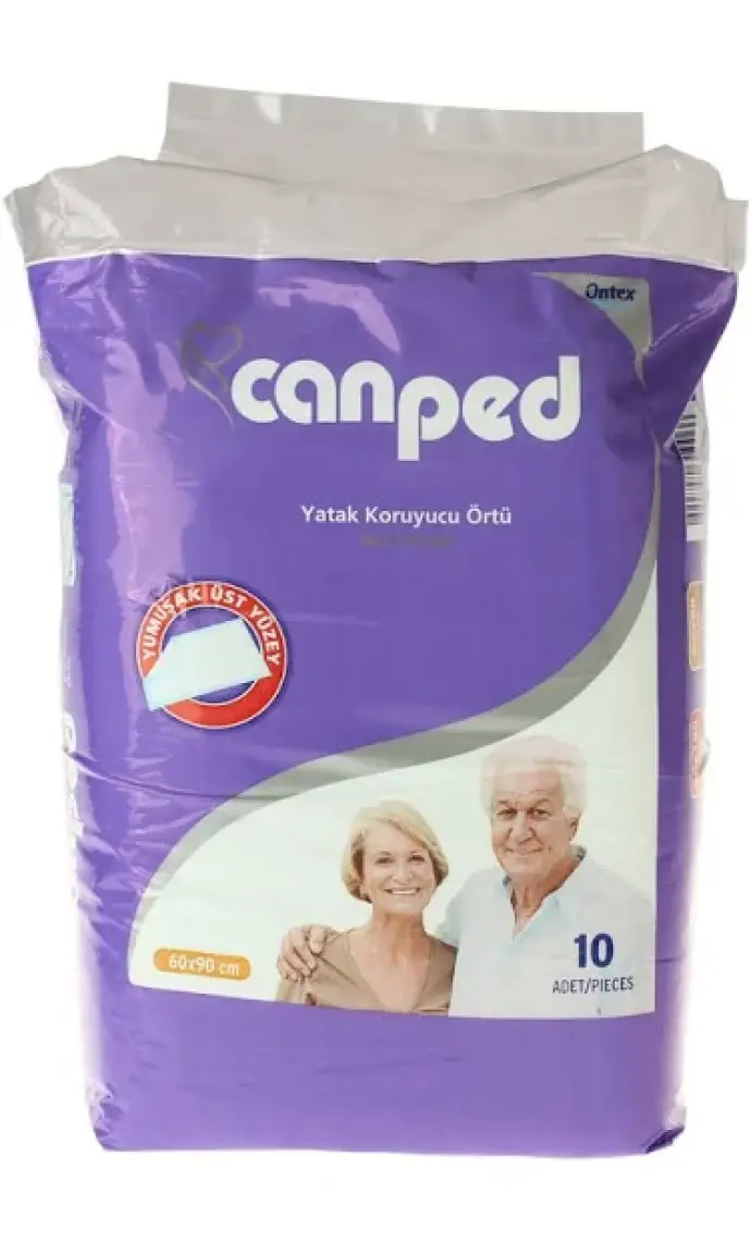 Canped Yatak Koruyucu Örtü Ekstra Örtü (60cm * 90cm) 10'lu
