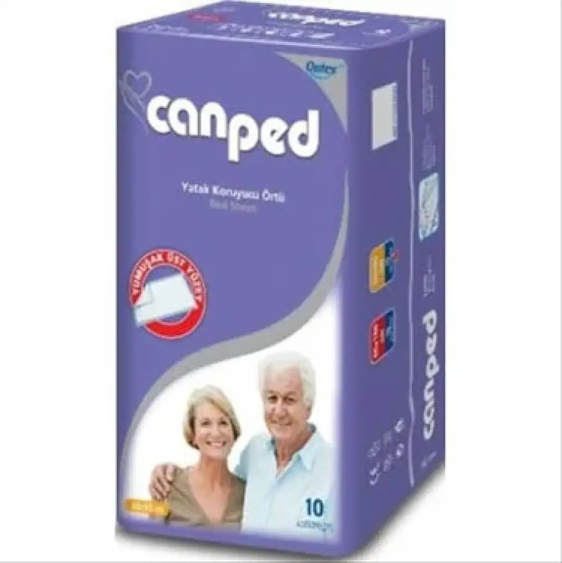 Canped Yatak Koruyucu Örtü Ekstra Örtü (60cm * 90cm) 10'lu