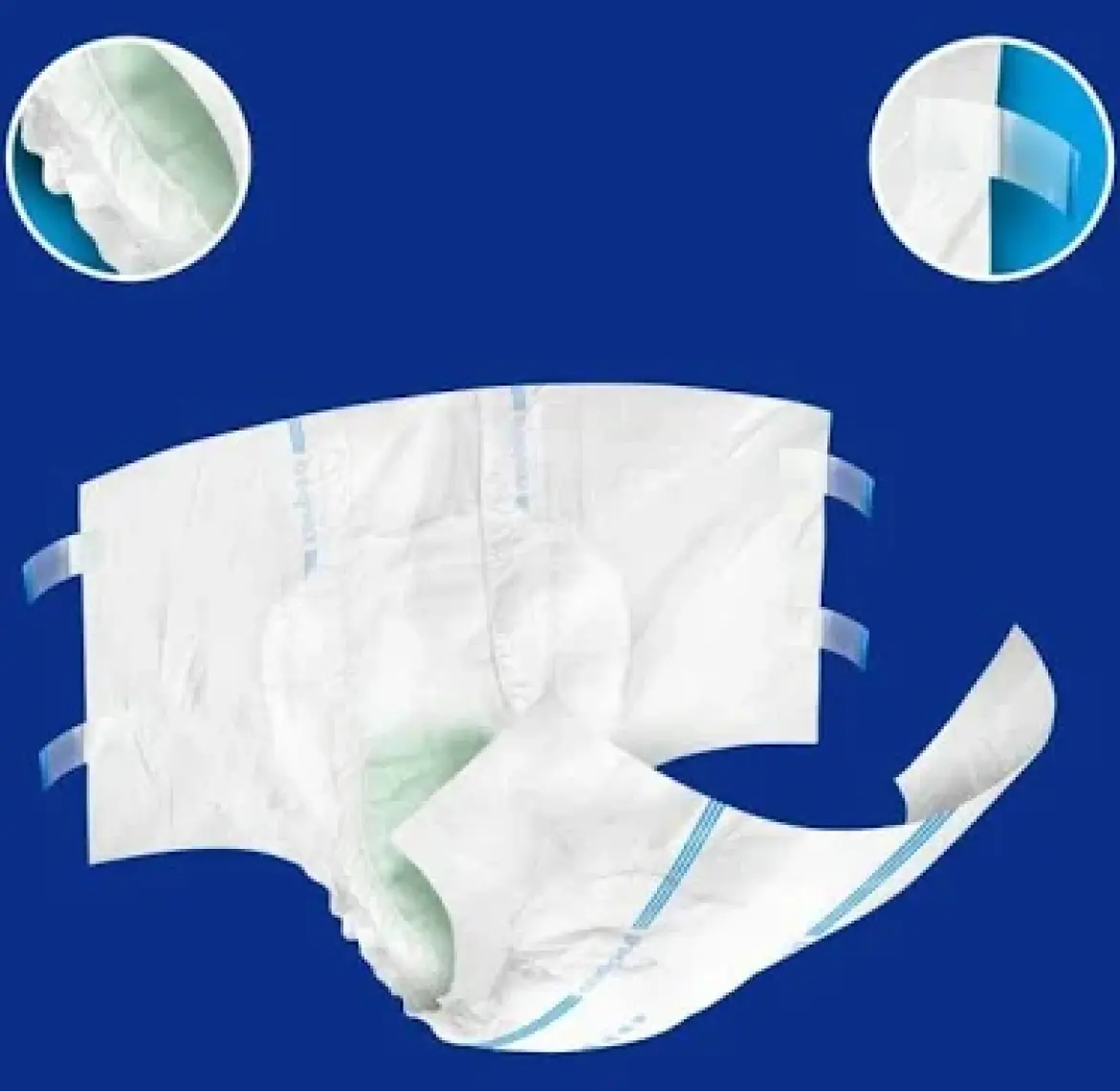 Belbantlı Tekstil Yüzeyli Hasta Bezi Büyük Boy Large 30 Lu