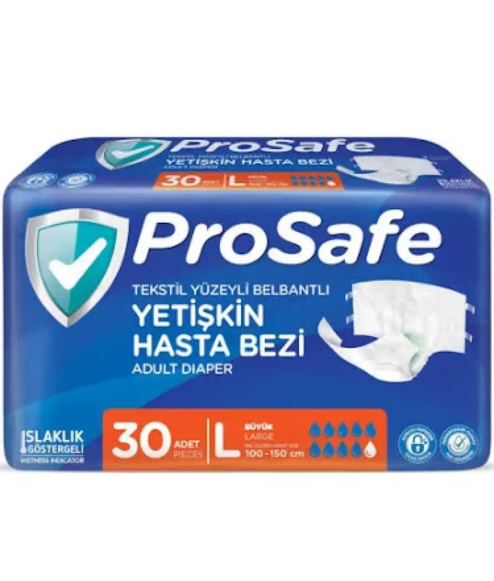 Prosafe Tekstil Belbantlı Large 30 Lu