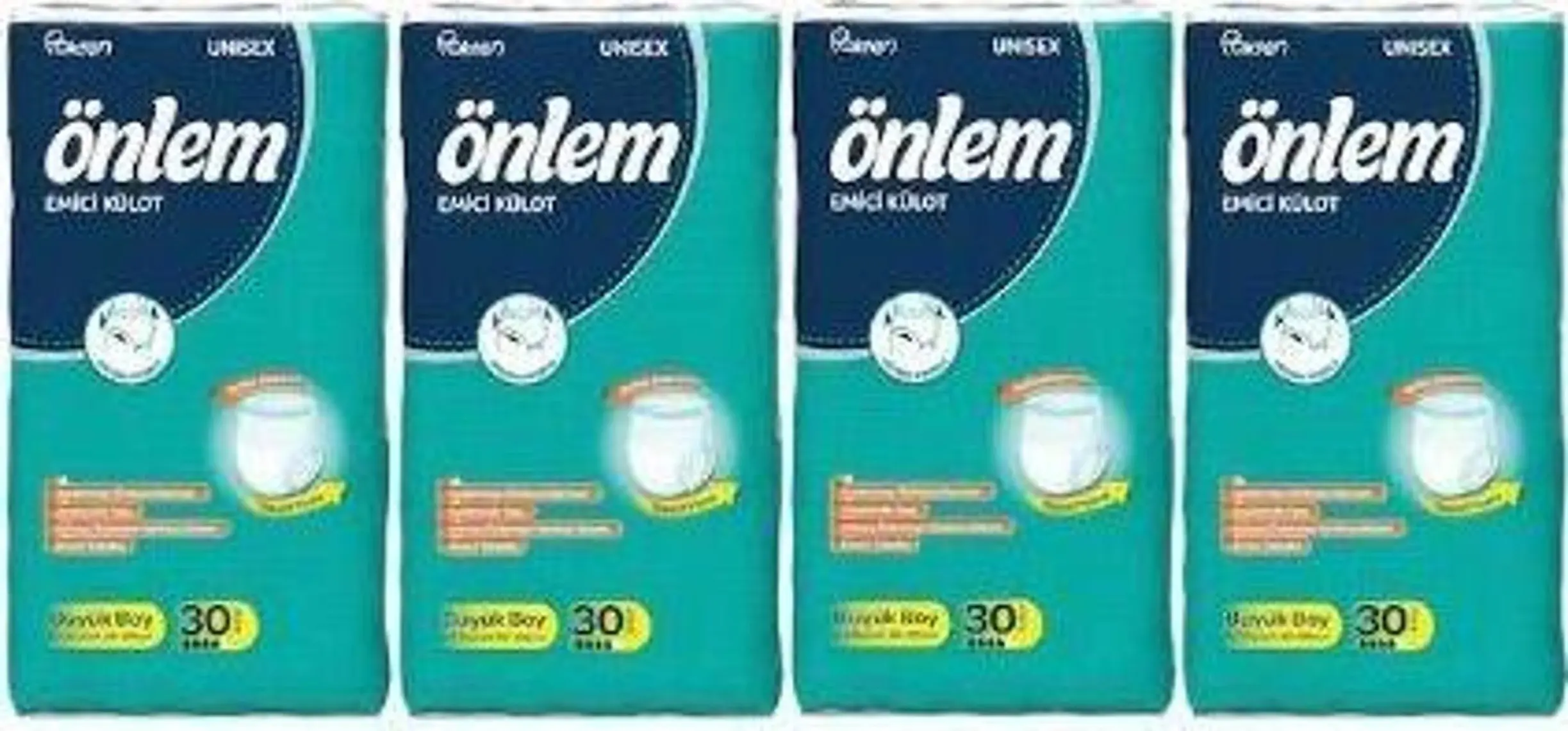 Önlem Yetişkin Emici Külot Bezi Büyük Boy ( Large ) 30 Adet x 4 Adet