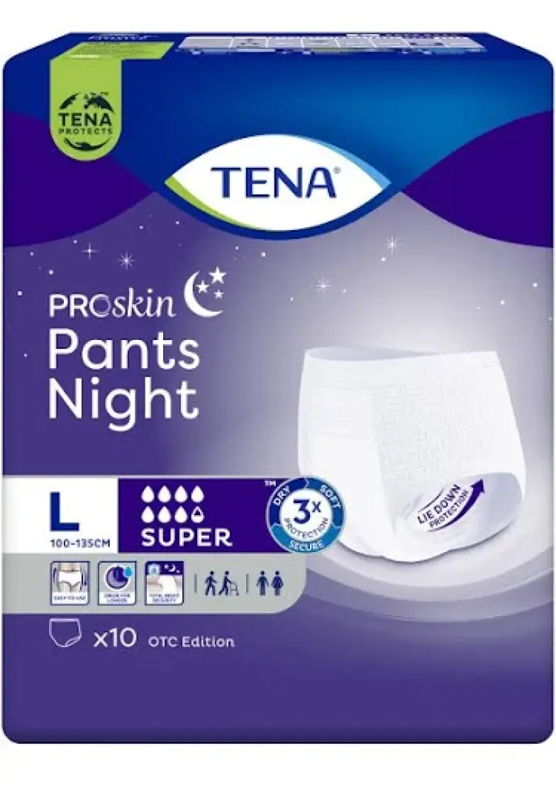 Proskin Pants Night Large Büyük Beden Gece Için Süper Emici Külot 10 Lu Paket