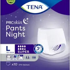Proskin Pants Night Large Büyük Beden Gece Için Süper Emici Külot 10 Lu Paket