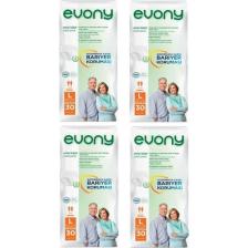 EVONY Emici Külot Büyük Large 5.5 Damla 30'Lu 4 Paket Hasta Bezi