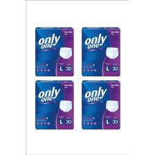 Onlyone Yetişkin Emici Külot Hasta Bezi Large 30'lu x 120 Adet