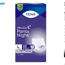 Tena Proskin Pants Night Large Büyük Beden Gece İçin Süper Emici Külot 30'lu Paket
